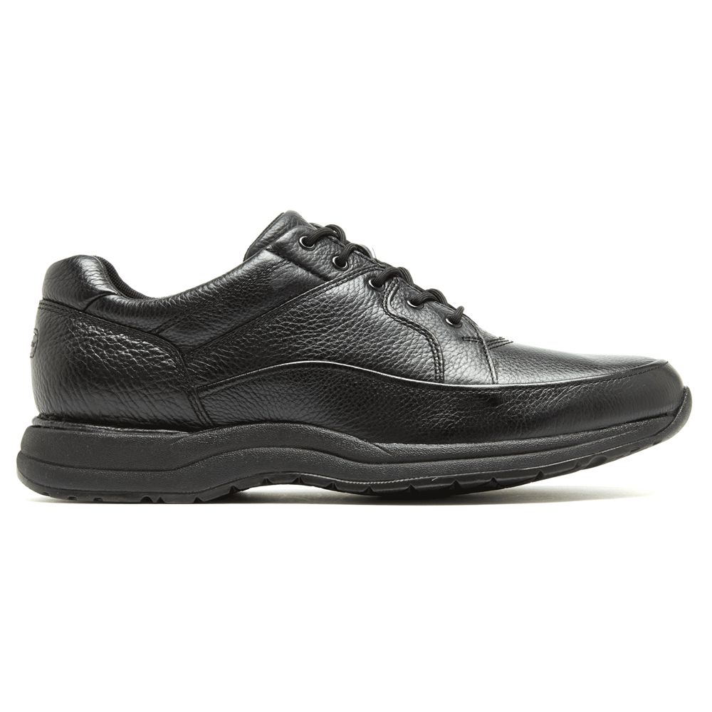 Rockport Canada Edge Hill Lace-To-Toe - Mens Walking Shoes Black (WOD308765)